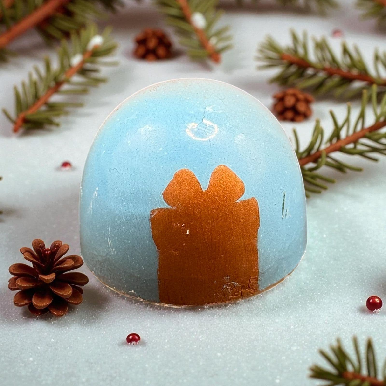 Presente Dourado - Bombom belga artesanal da Kati Andrade Ateliê